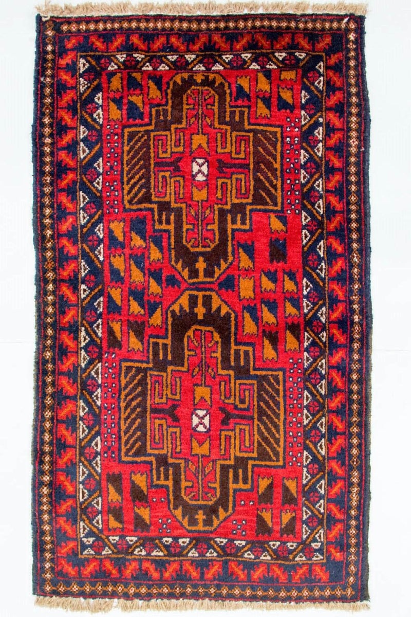 Baluch tapijt - 142 x 84 cm - rood