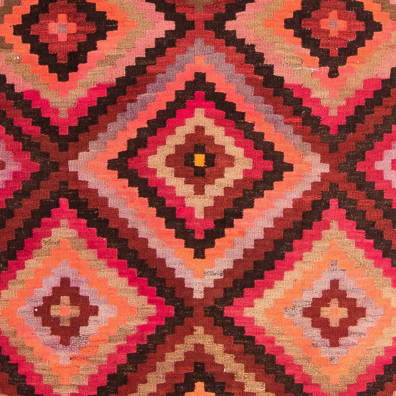 Loper Kelim tapijt - Oud - 370 x 140 cm - veelkleurig