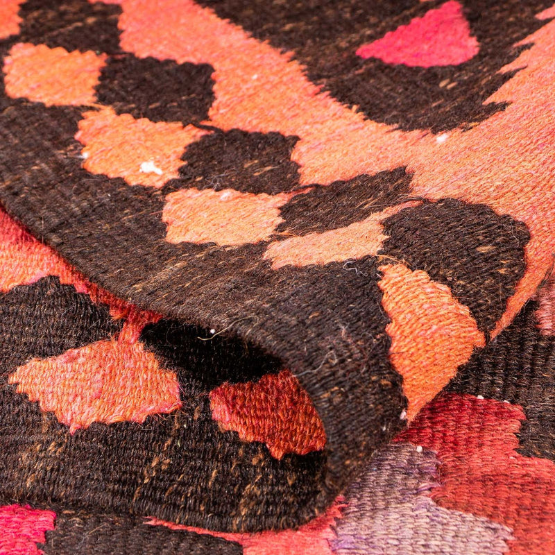 Loper Kelim tapijt - Oud - 370 x 140 cm - veelkleurig