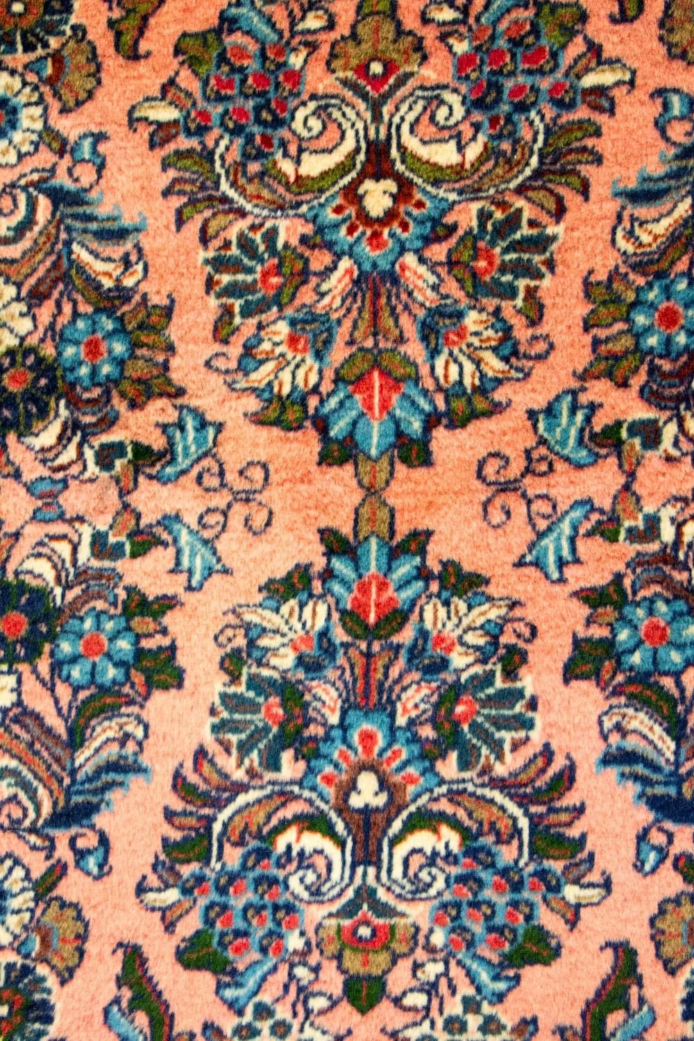 Loper Perzisch tapijt - Klassiek - 288 x 78 cm - roze