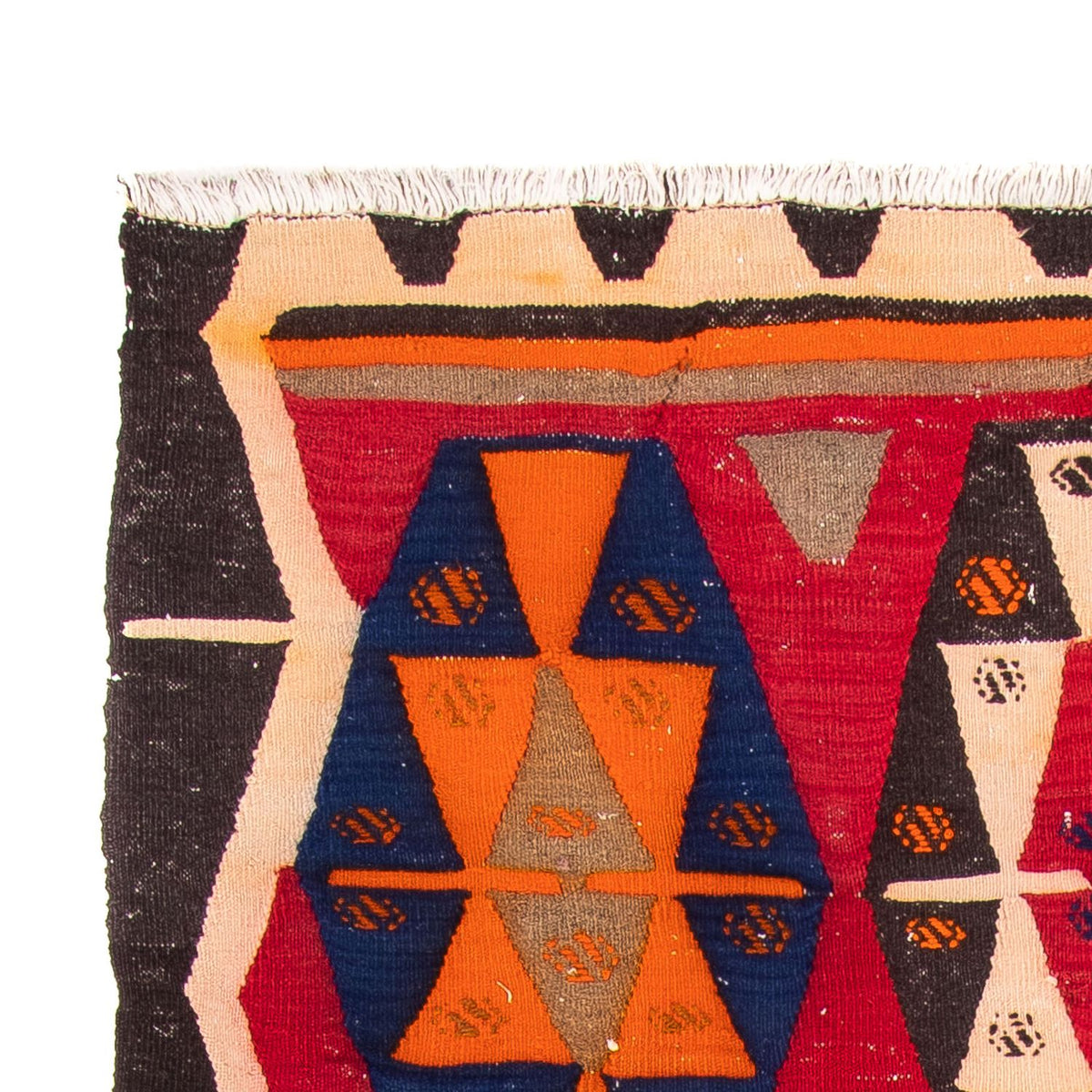 Loper Kelim tapijt - Oud - 300 x 160 cm - veelkleurig