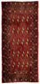 Turkaman tapijt - 130 x 60 cm - rood