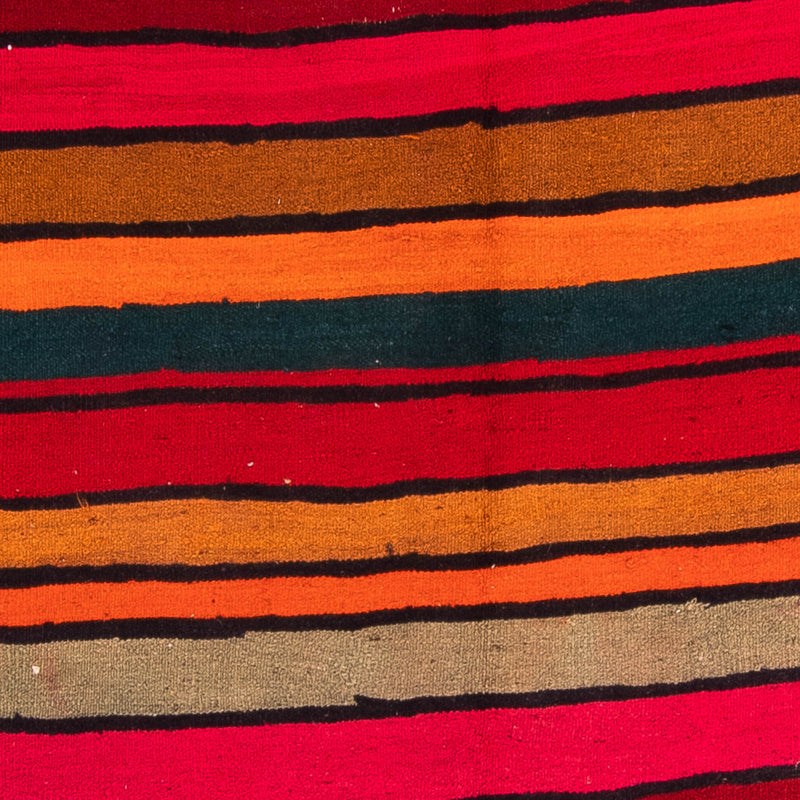 Loper Kelim tapijt - Oud - 350 x 150 cm - veelkleurig