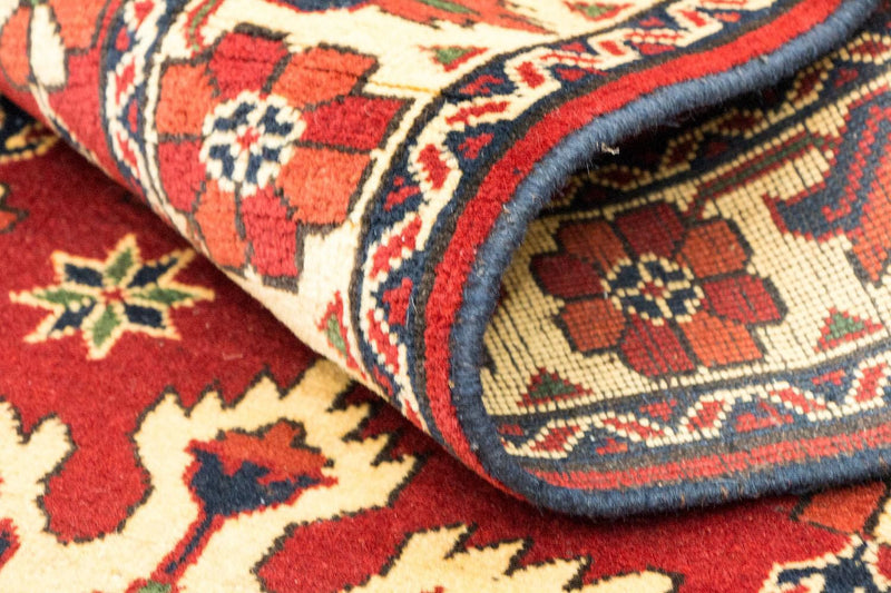 Loper Afghaans tapijt - Hatshlu - 297 x 84 cm - rood