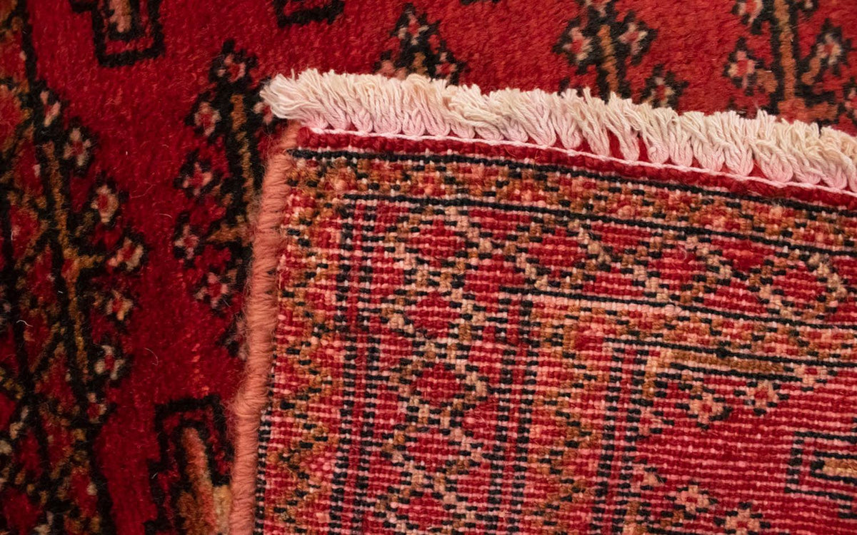 Turkaman tapijt - 130 x 60 cm - rood