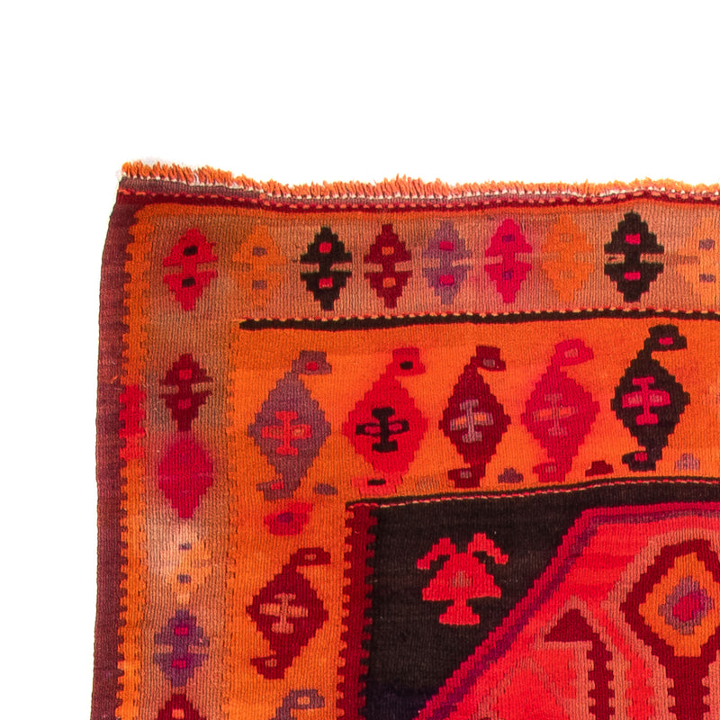 Loper Kelim tapijt - Oud - 360 x 140 cm - veelkleurig