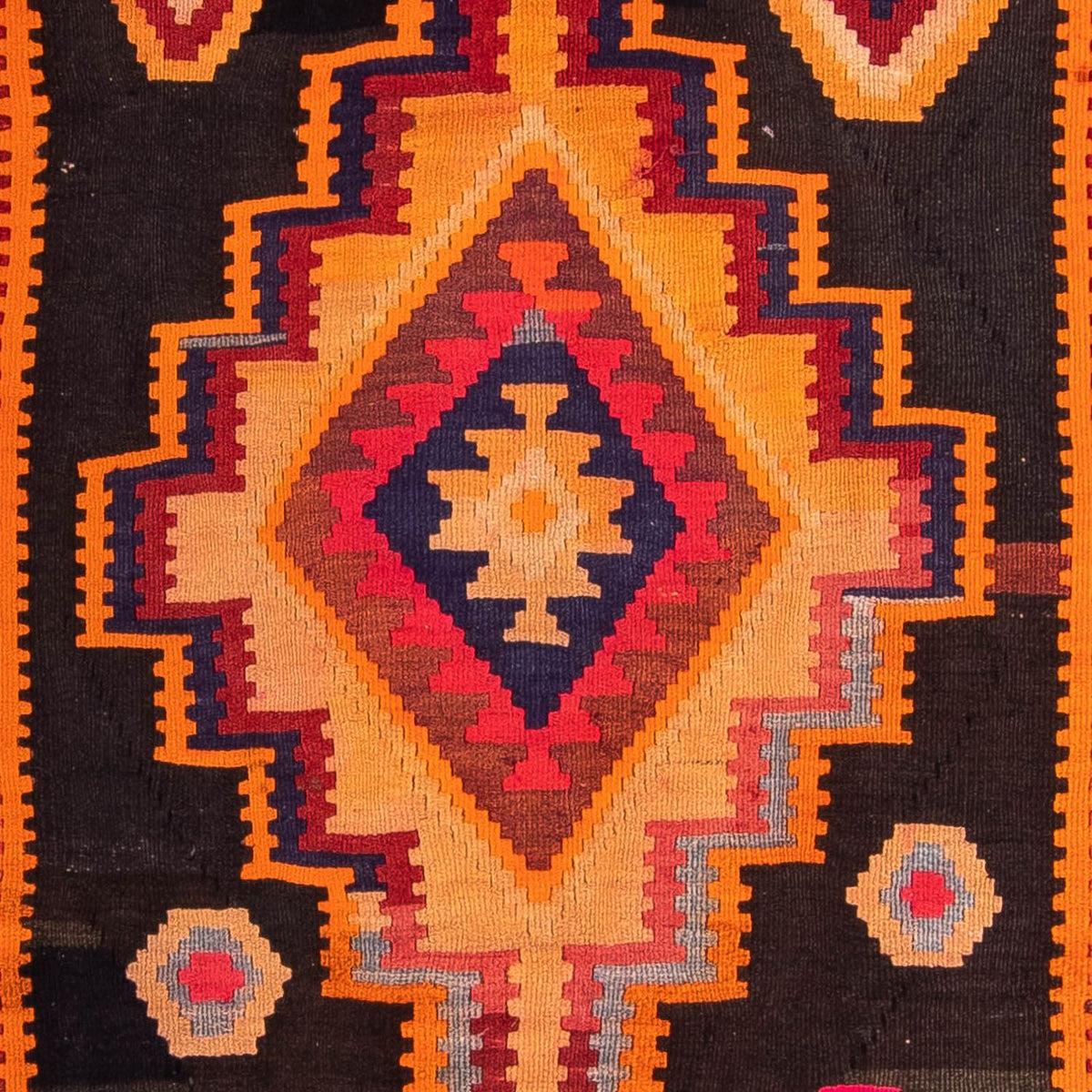 Loper Kelim tapijt - Oud - 320 x 155 cm - veelkleurig