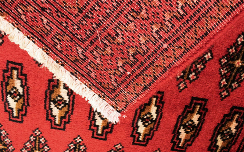 Turkaman tapijt - 130 x 60 cm - rood