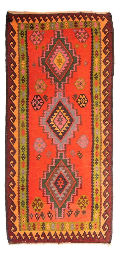 Antiek kilim Tapijt 155x330cm