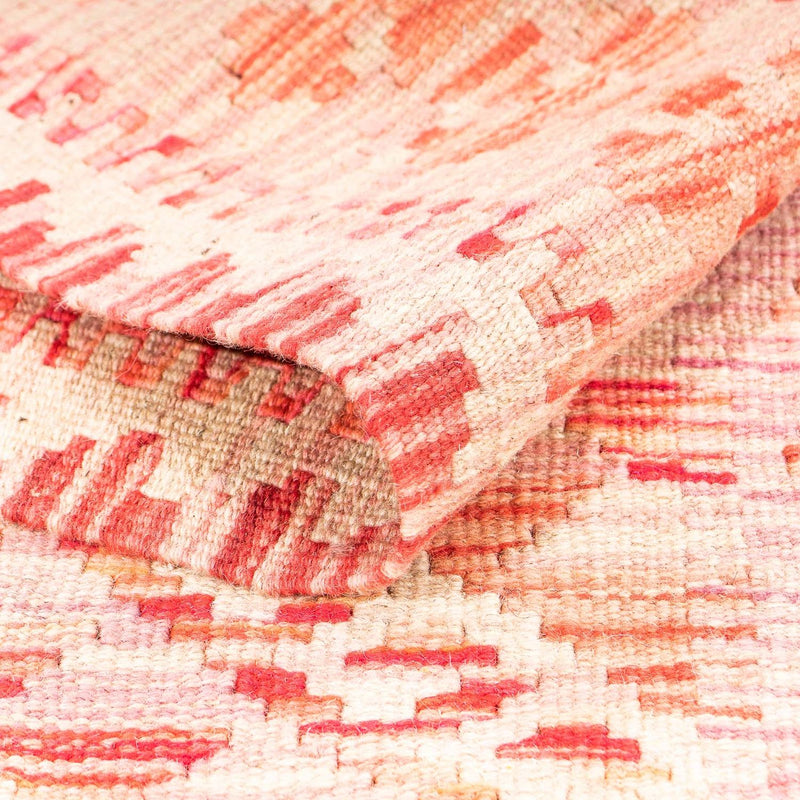 Kelim tapijt - Splash - 185 x 101 cm - licht rood