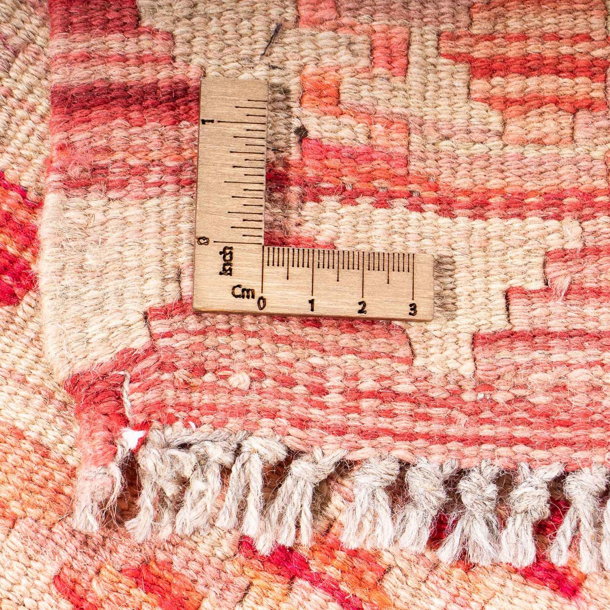 Kelim tapijt - Splash - 185 x 101 cm - licht rood