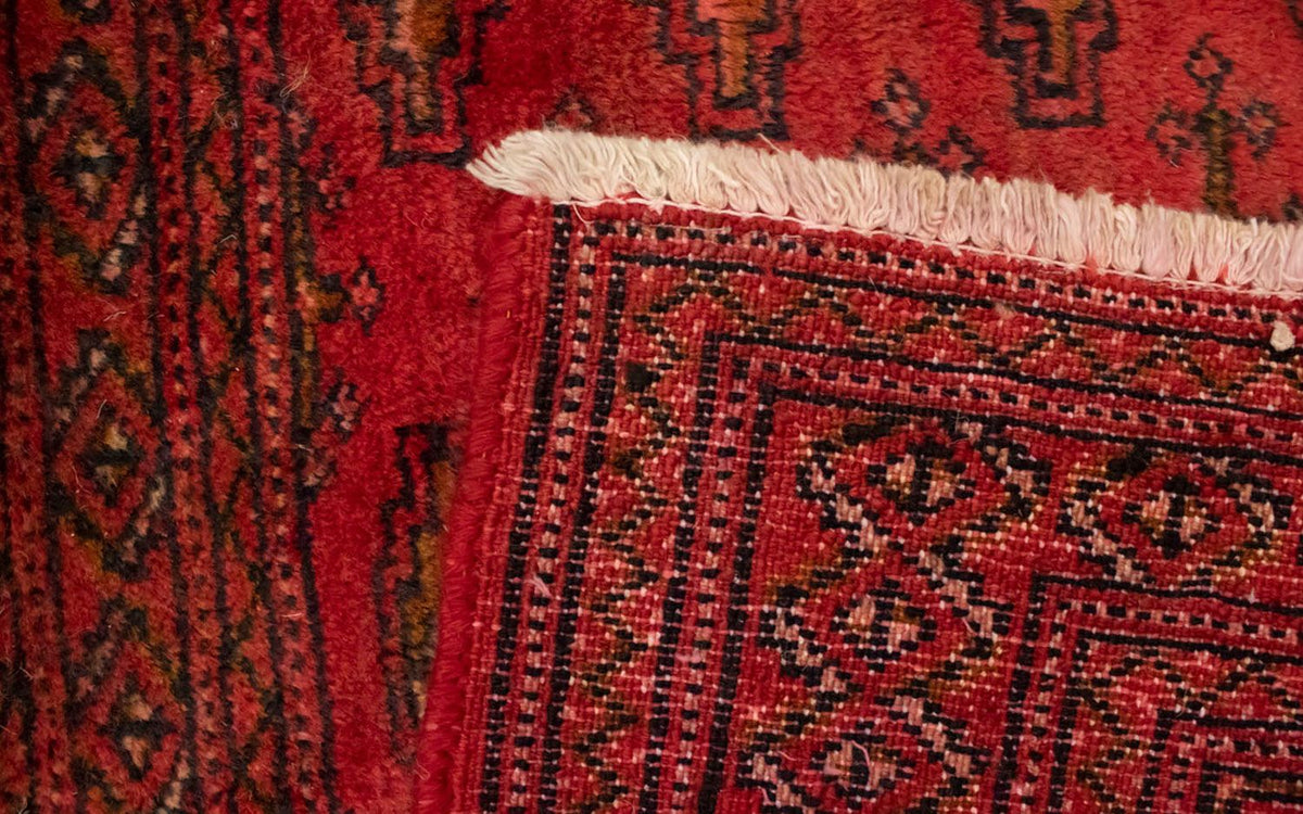 Turkaman tapijt - 130 x 60 cm - rood