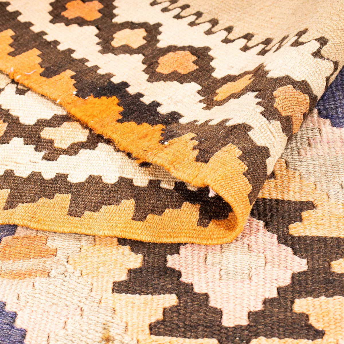 Kelim tapijt - Oud - 265 x 140 cm - veelkleurig