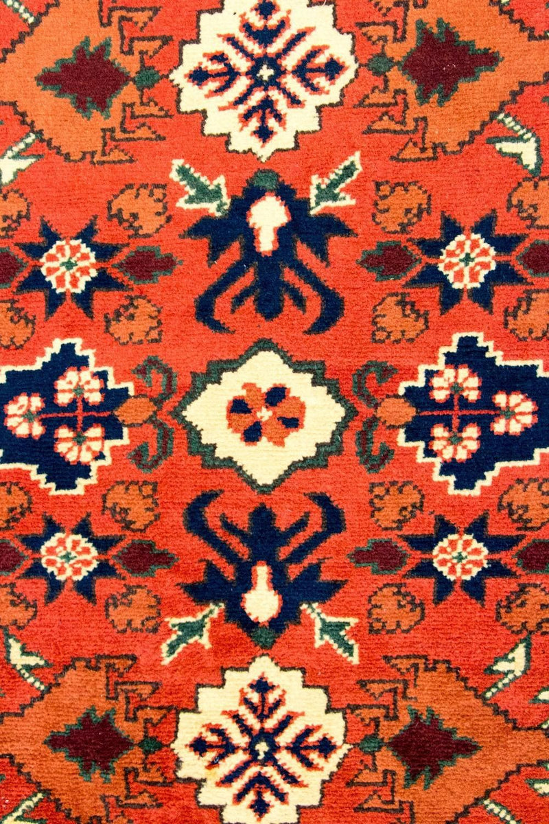 Loper Afghaans tapijt - Hatshlu - 305 x 84 cm - oranje