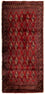 Turkaman tapijt - 130 x 60 cm - rood