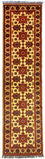 Loper Afghaans tapijt - Hatshlu - 304 x 80 cm - rood
