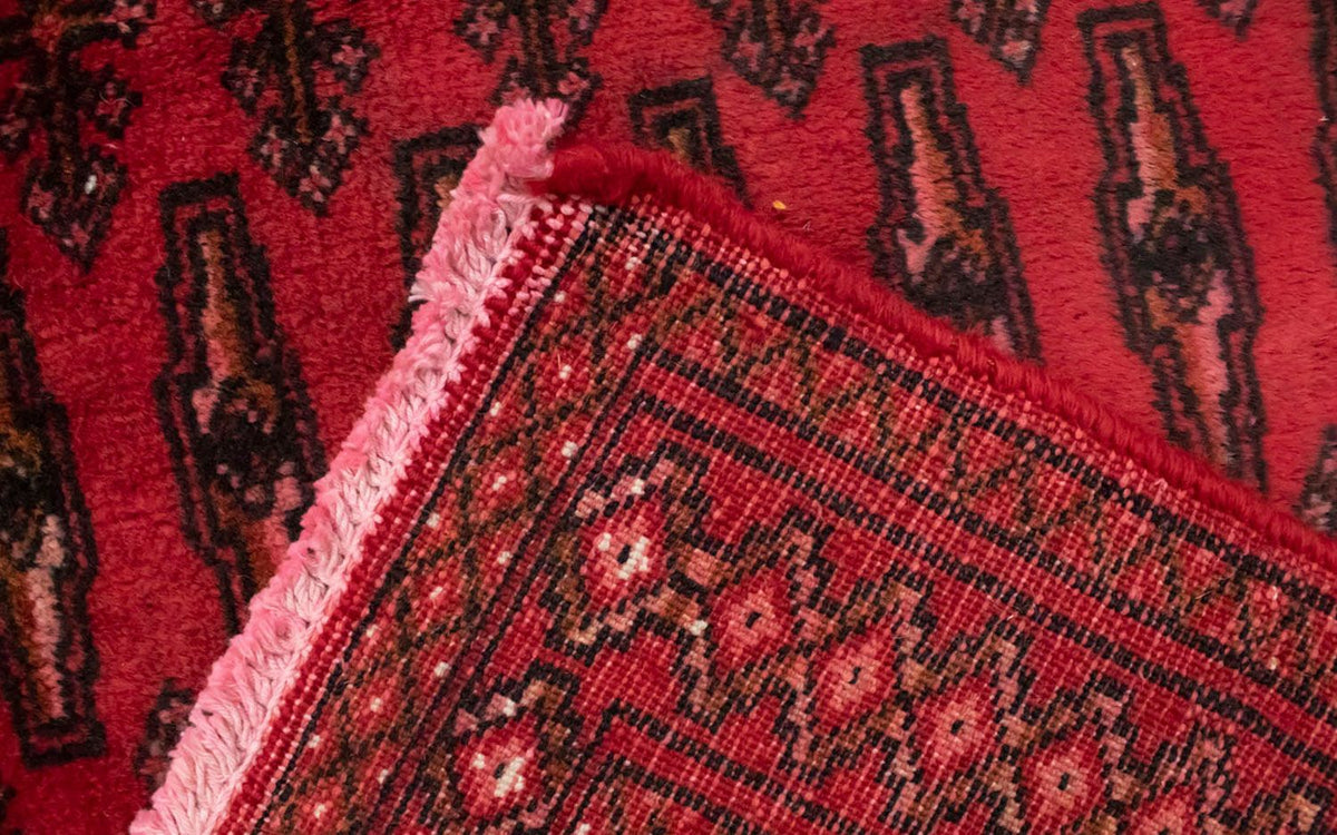 Turkaman tapijt - 130 x 60 cm - rood