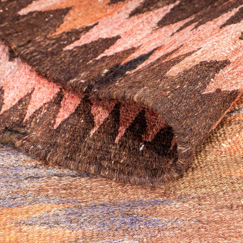 Loper Kelim tapijt - Oud - 380 x 140 cm - veelkleurig