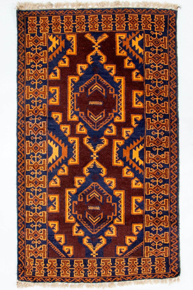 Baluch tapijt - 140 x 83 cm - veelkleurig