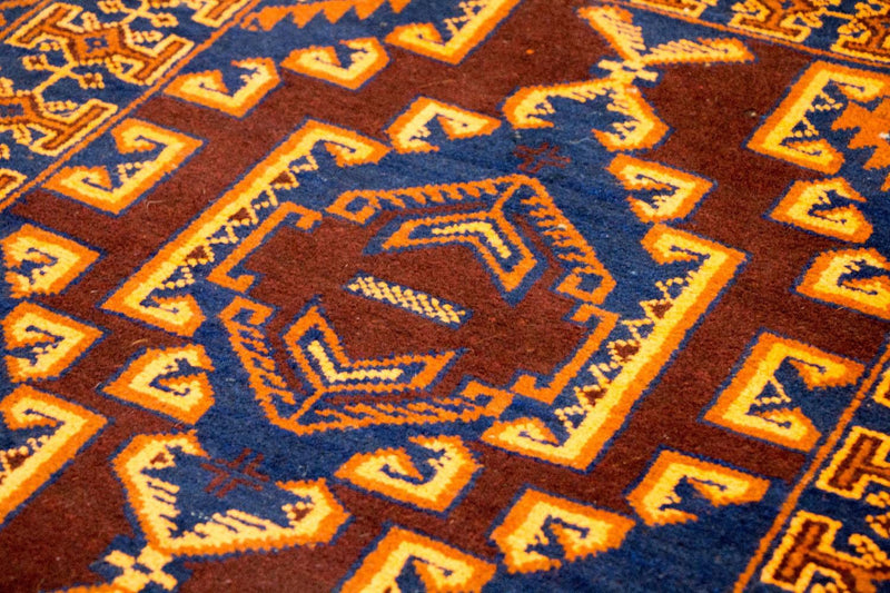 Baluch tapijt - 140 x 83 cm - veelkleurig