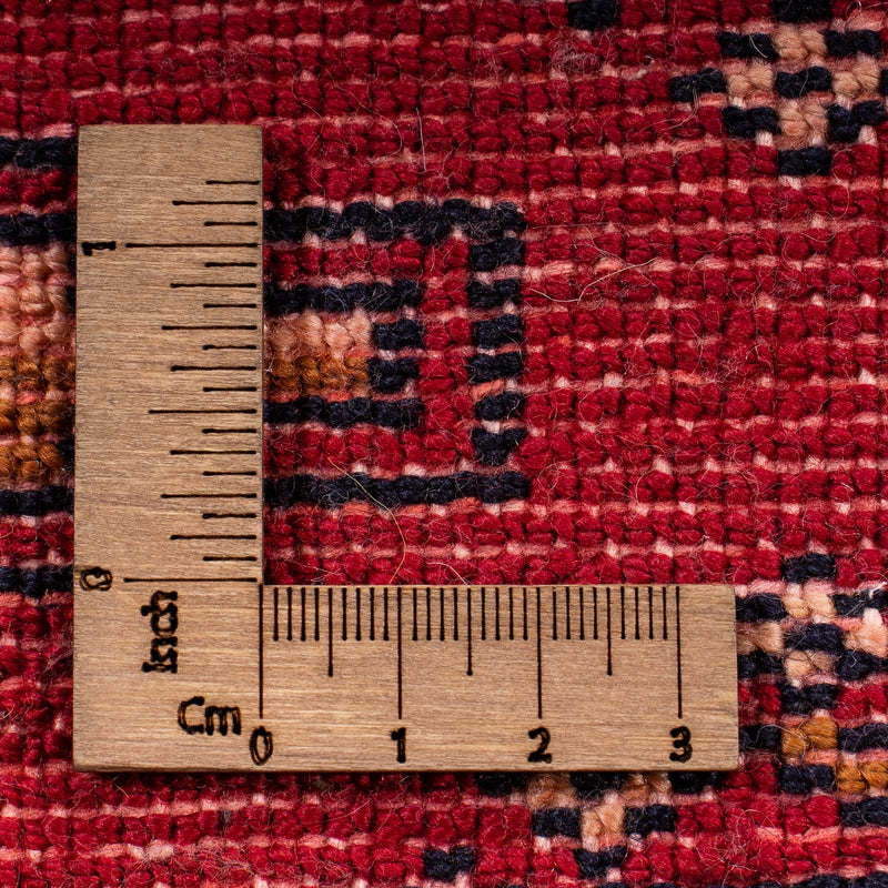 Turkaman tapijt - 130 x 60 cm - donkerrood