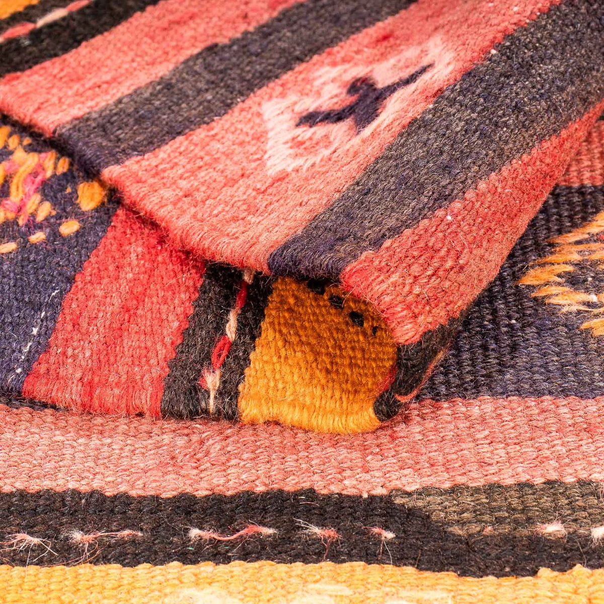 Kelim tapijt - Oud - 210 x 150 cm - veelkleurig