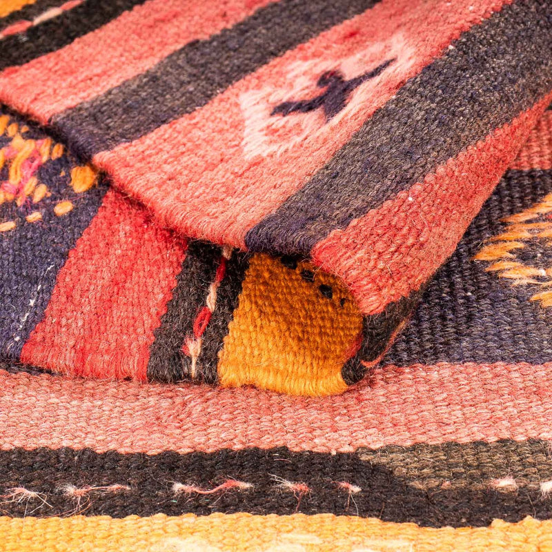 Kelim tapijt - Oud - 210 x 150 cm - veelkleurig