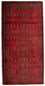Turkaman tapijt - 130 x 60 cm - rood