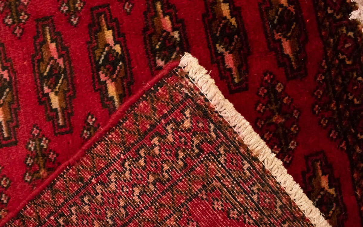 Turkaman tapijt - 130 x 60 cm - rood