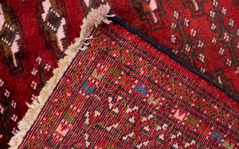 Turkaman tapijt - 130 x 60 cm - rood