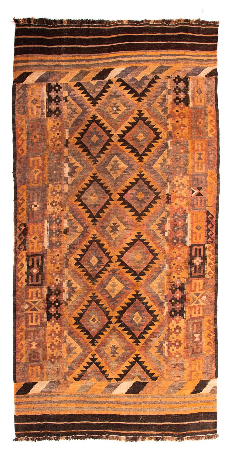 Loper Kelim tapijt - Oud - 330 x 190 cm - veelkleurig