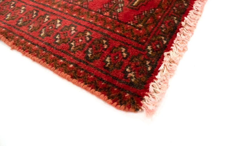 Turkaman tapijt - 130 x 60 cm - rood