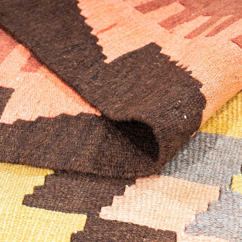 Loper Kelim tapijt - Oud - 295 x 115 cm - veelkleurig