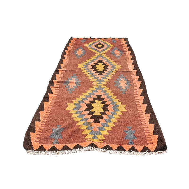 Loper Kelim tapijt - Oud - 295 x 115 cm - veelkleurig