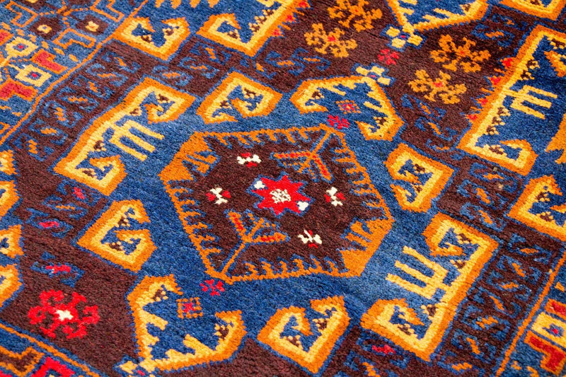 Baluch tapijt - 123 x 80 cm - veelkleurig