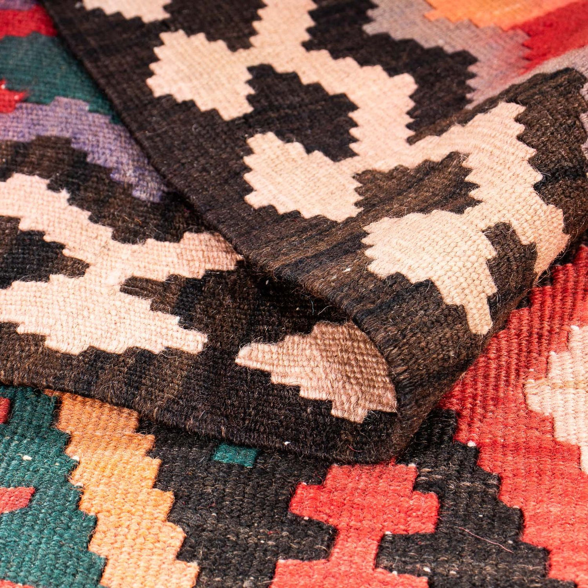 Kelim tapijt - Oud - 307 x 188 cm - veelkleurig