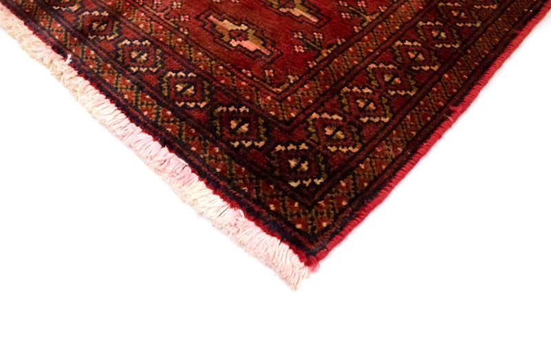 Turkaman tapijt - 130 x 60 cm - rood