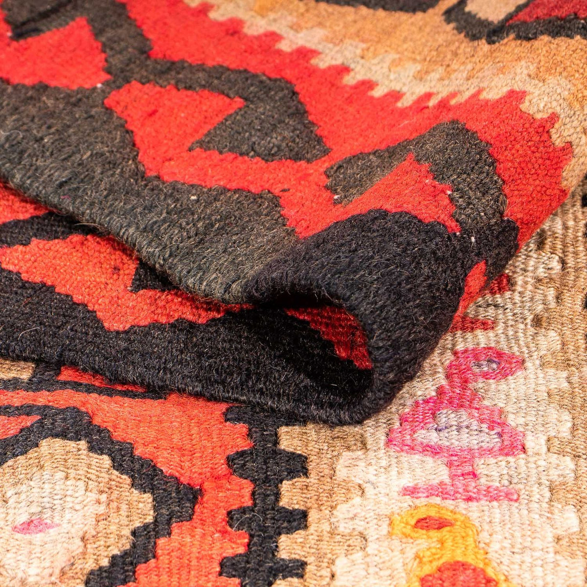 Kelim tapijt - Oud - 350 x 190 cm - veelkleurig