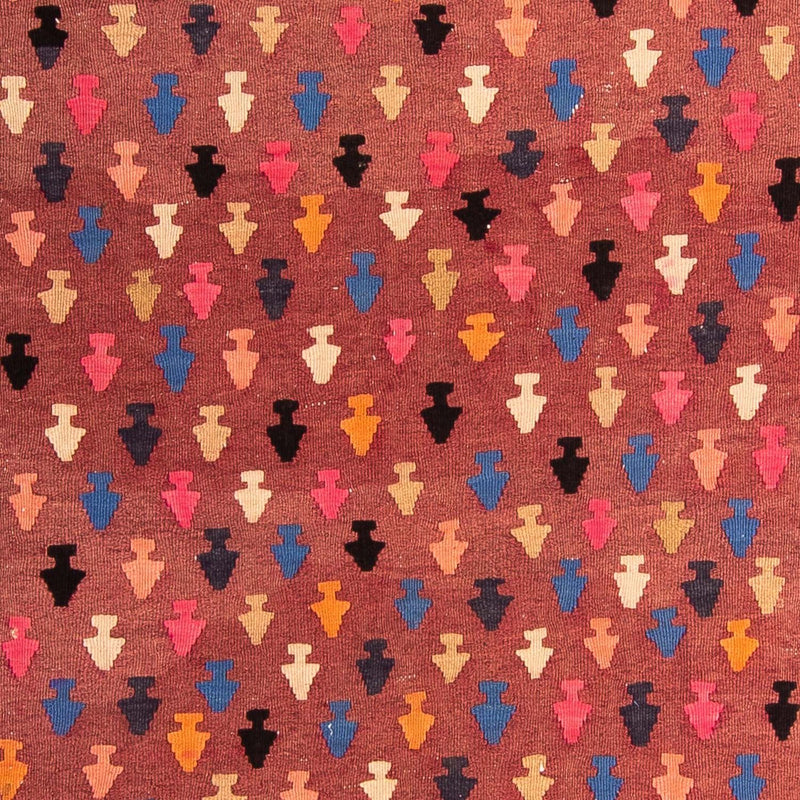 Loper Kelim tapijt - Oud - 330 x 145 cm - veelkleurig