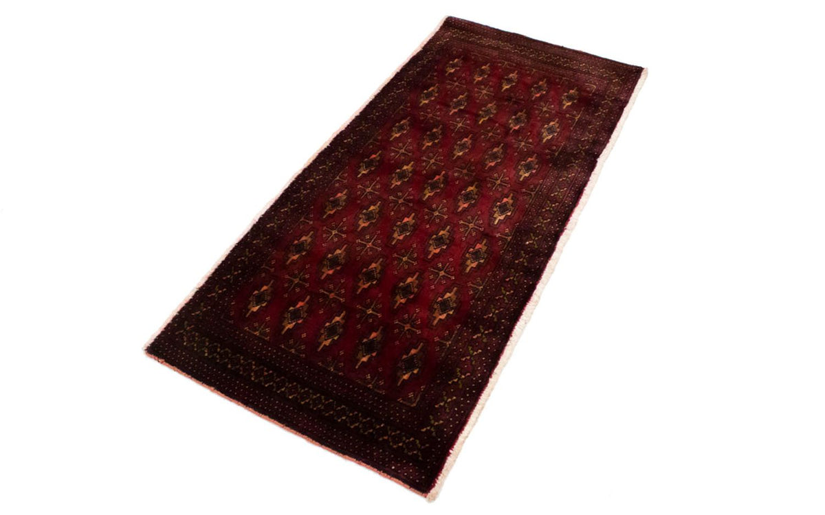Turkaman tapijt - 130 x 60 cm - rood