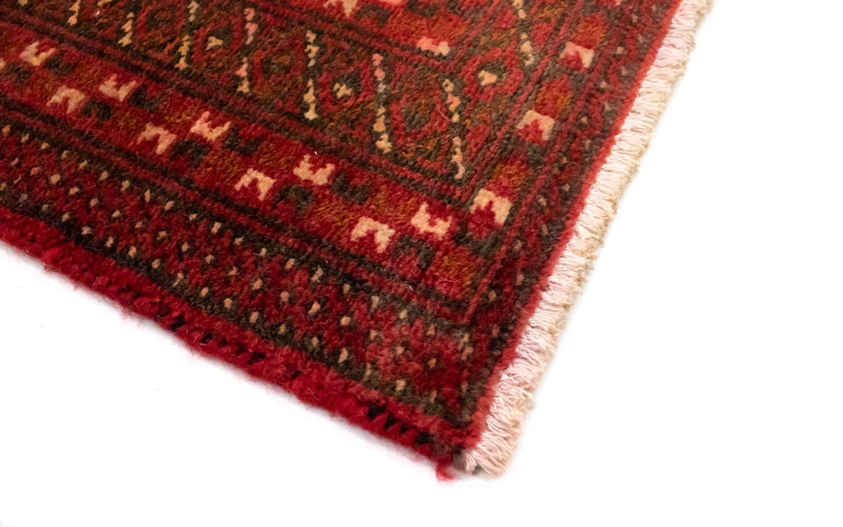Turkaman tapijt - 130 x 60 cm - rood