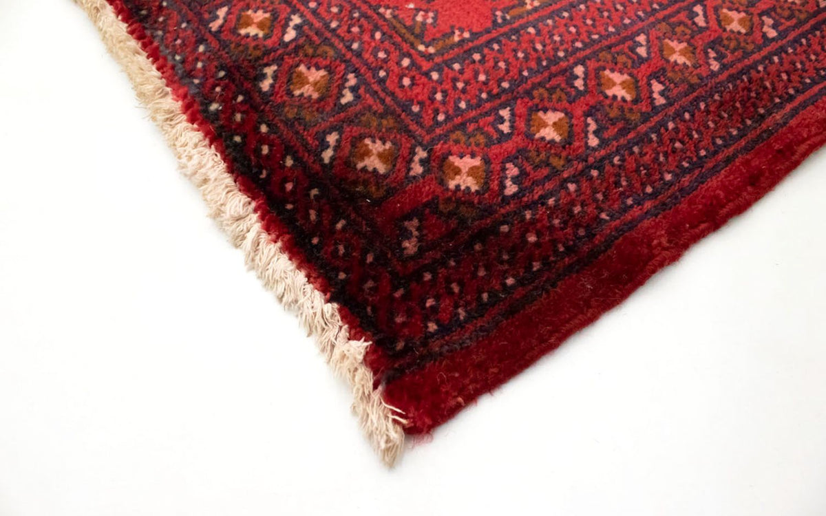 Turkaman tapijt - 130 x 60 cm - rood