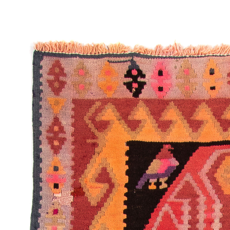 Loper Kelim tapijt - Oud - 265 x 110 cm - veelkleurig