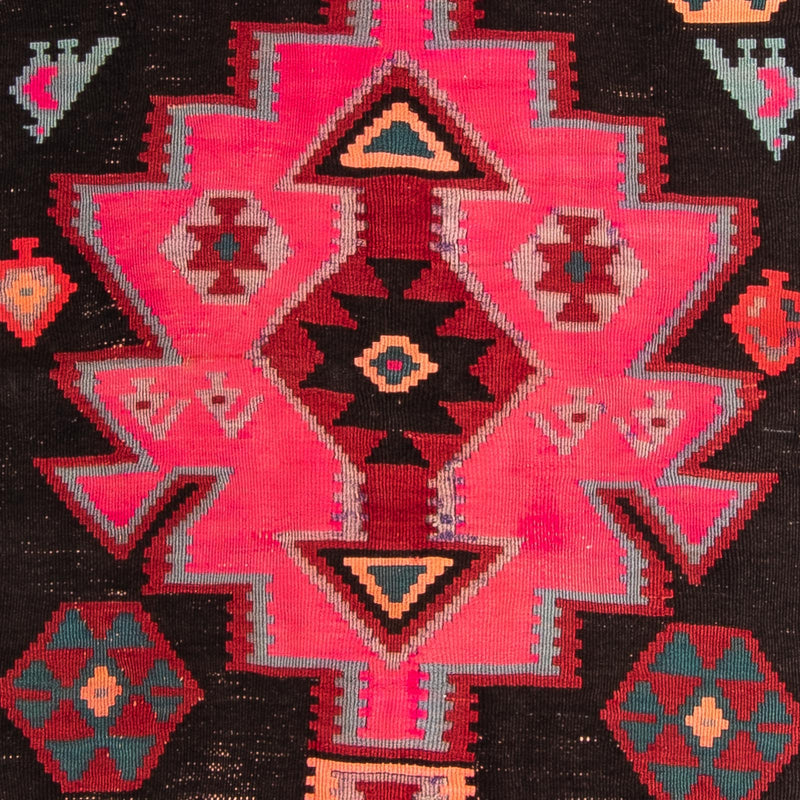 Loper Kelim tapijt - Oud - 320 x 145 cm - veelkleurig