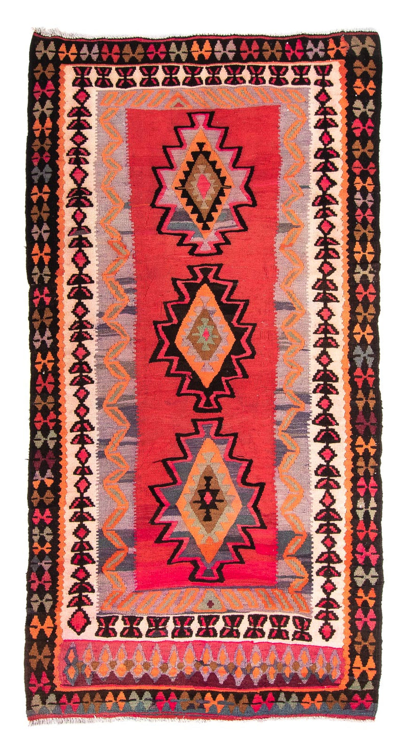 Kelim tapijt - Oud - 280 x 142 cm - veelkleurig
