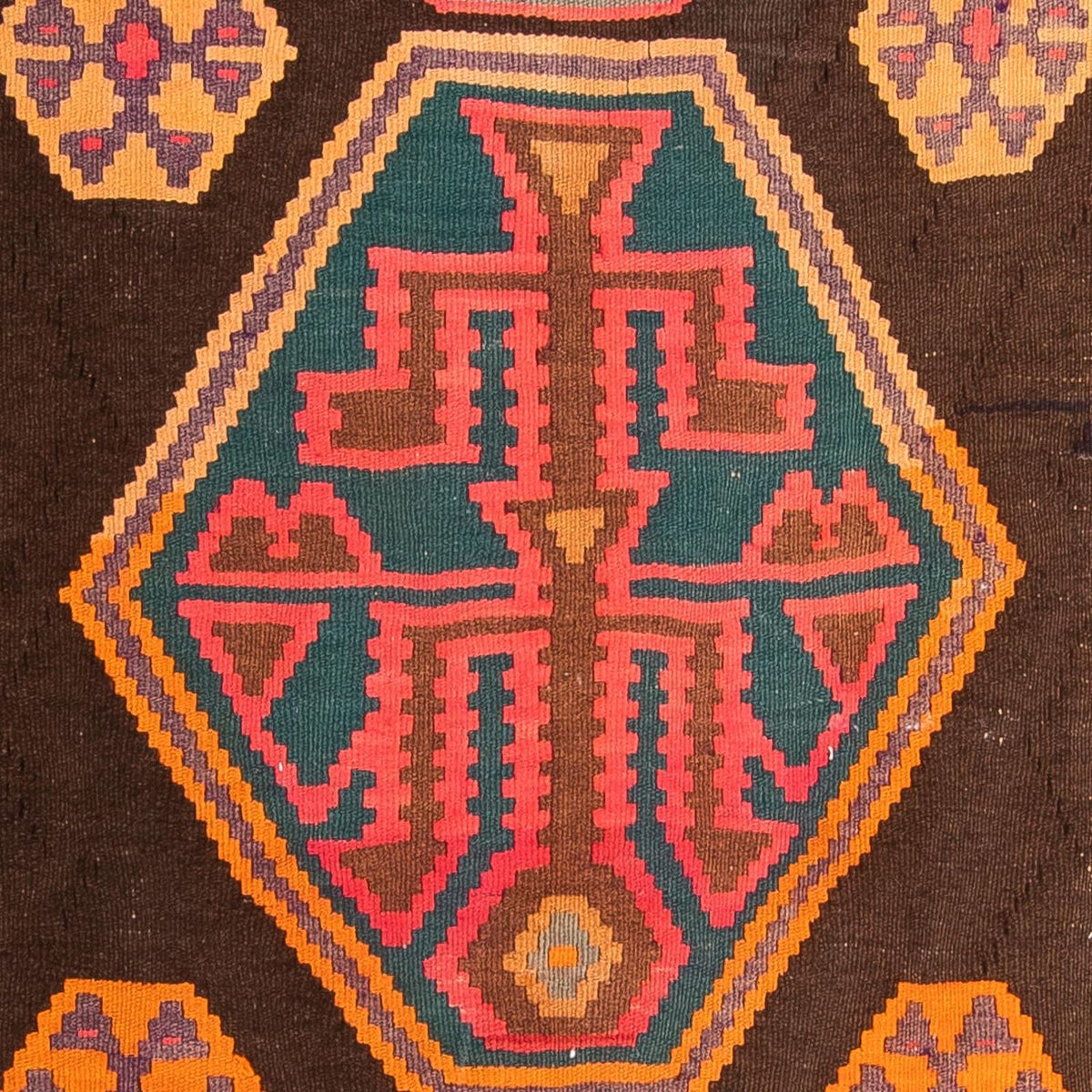 Loper Kelim tapijt - Oud - 330 x 155 cm - veelkleurig