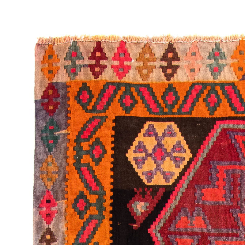 Loper Kelim tapijt - Oud - 330 x 155 cm - veelkleurig