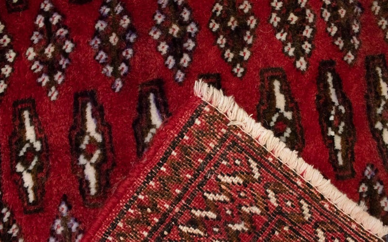 Turkaman tapijt - 130 x 60 cm - rood
