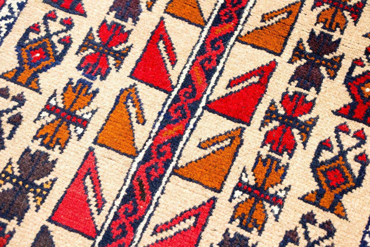 Baluch tapijt - 126 x 79 cm - rood