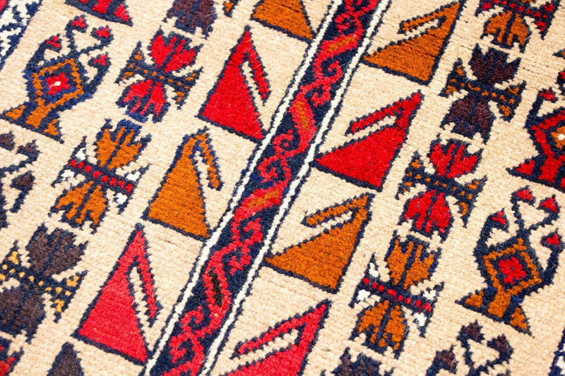 Baluch tapijt - 126 x 79 cm - rood
